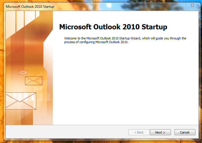 internet email settings outlook 2010